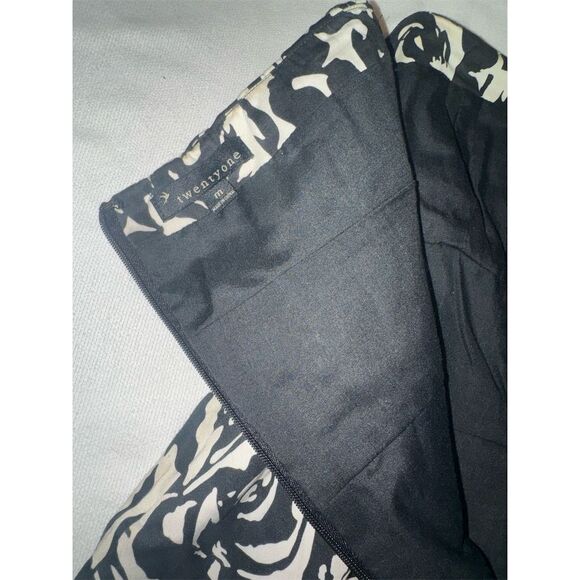 Forever 21 Strapless Black & White Floral Mini Dress Size S Party Prom Wedding - Picture 4 of 4